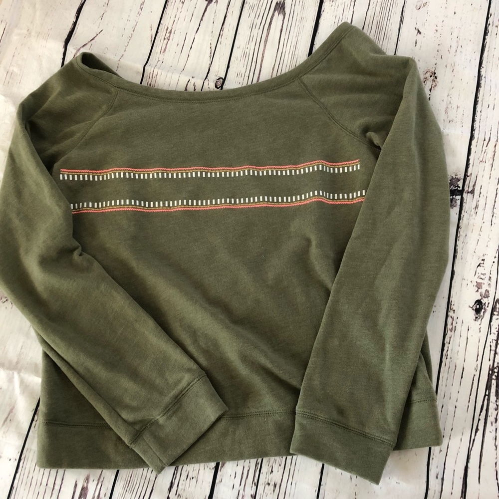 Victoria’s Secret army green sweatshirt size M